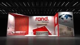 20x40 Inline booth design by Reaction Space